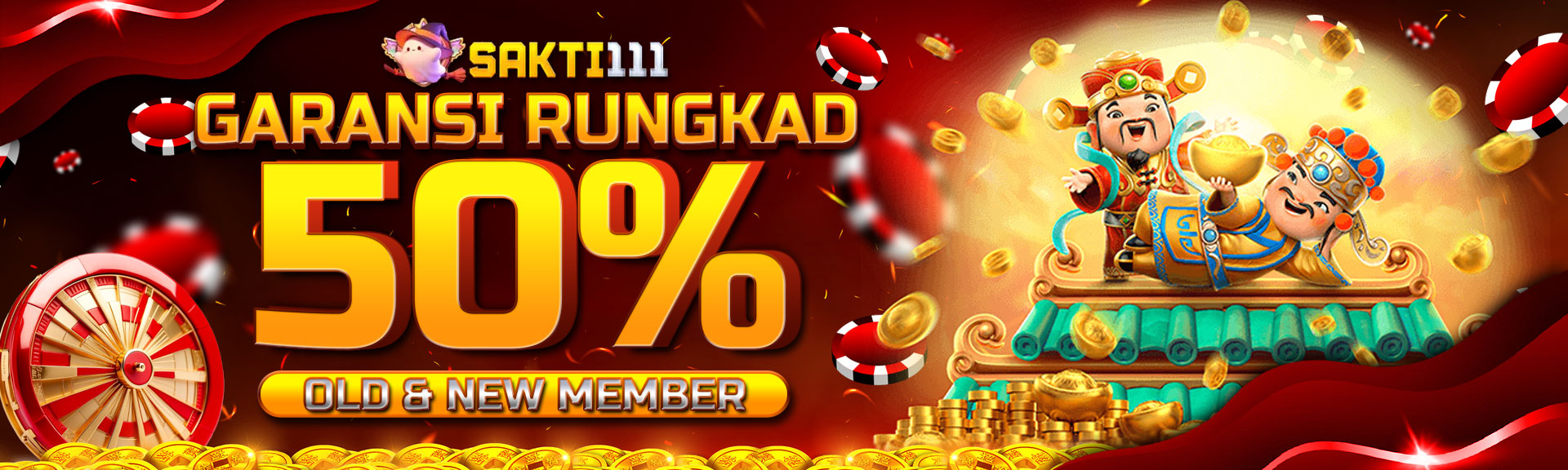 BONUS GARANSI SALDO 50%